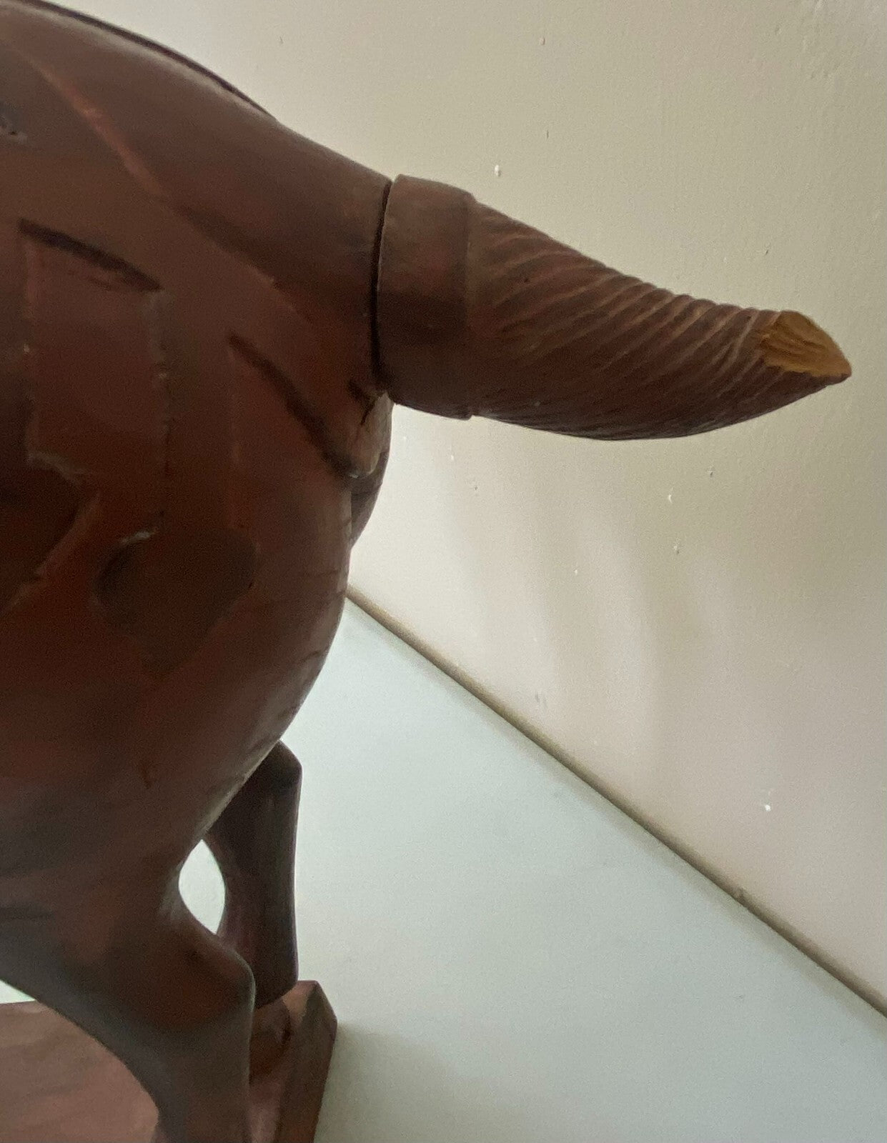 Wooden Brown Collectible Hand Carved Horse