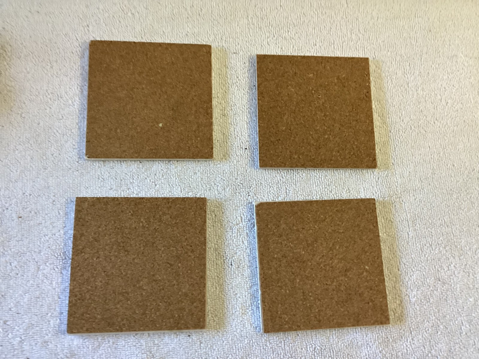 Lot Of 4 Multicolor Playing Cards Aces Collectible Square Barware Coasters