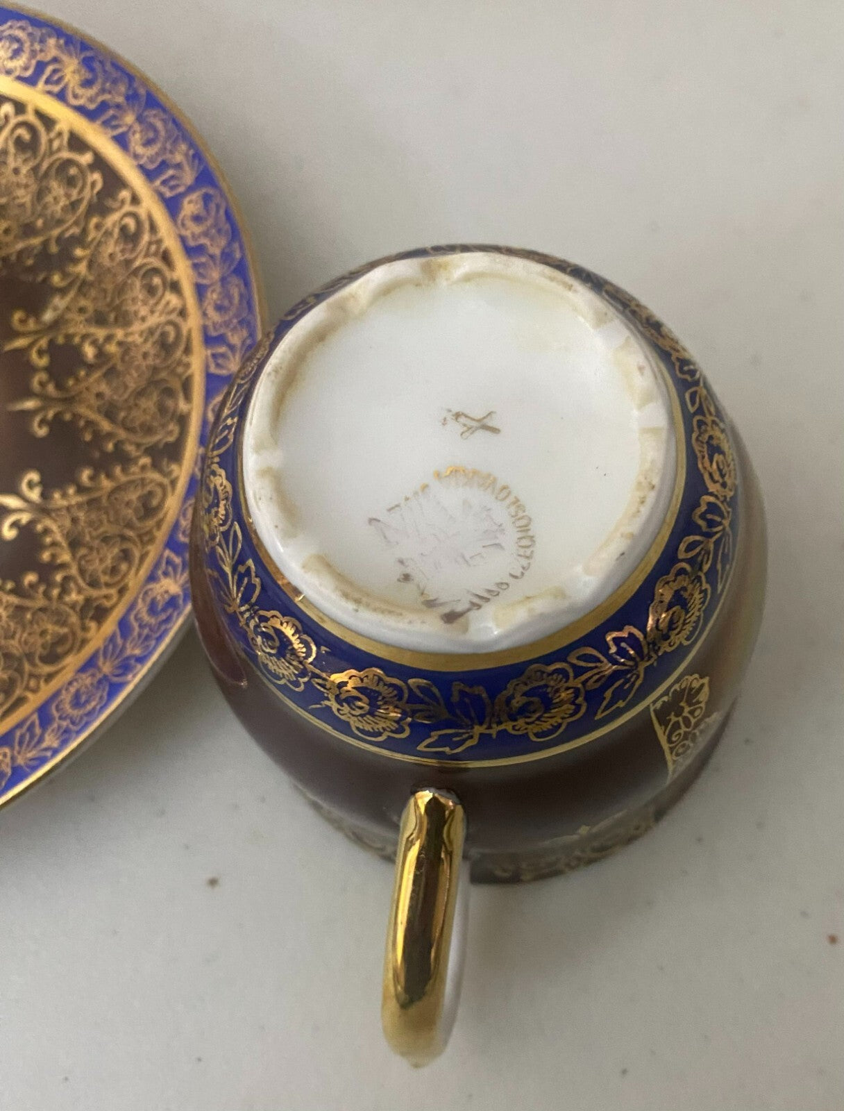 Moritz Zdekauer Teacup & Saucer Czech Republic Set