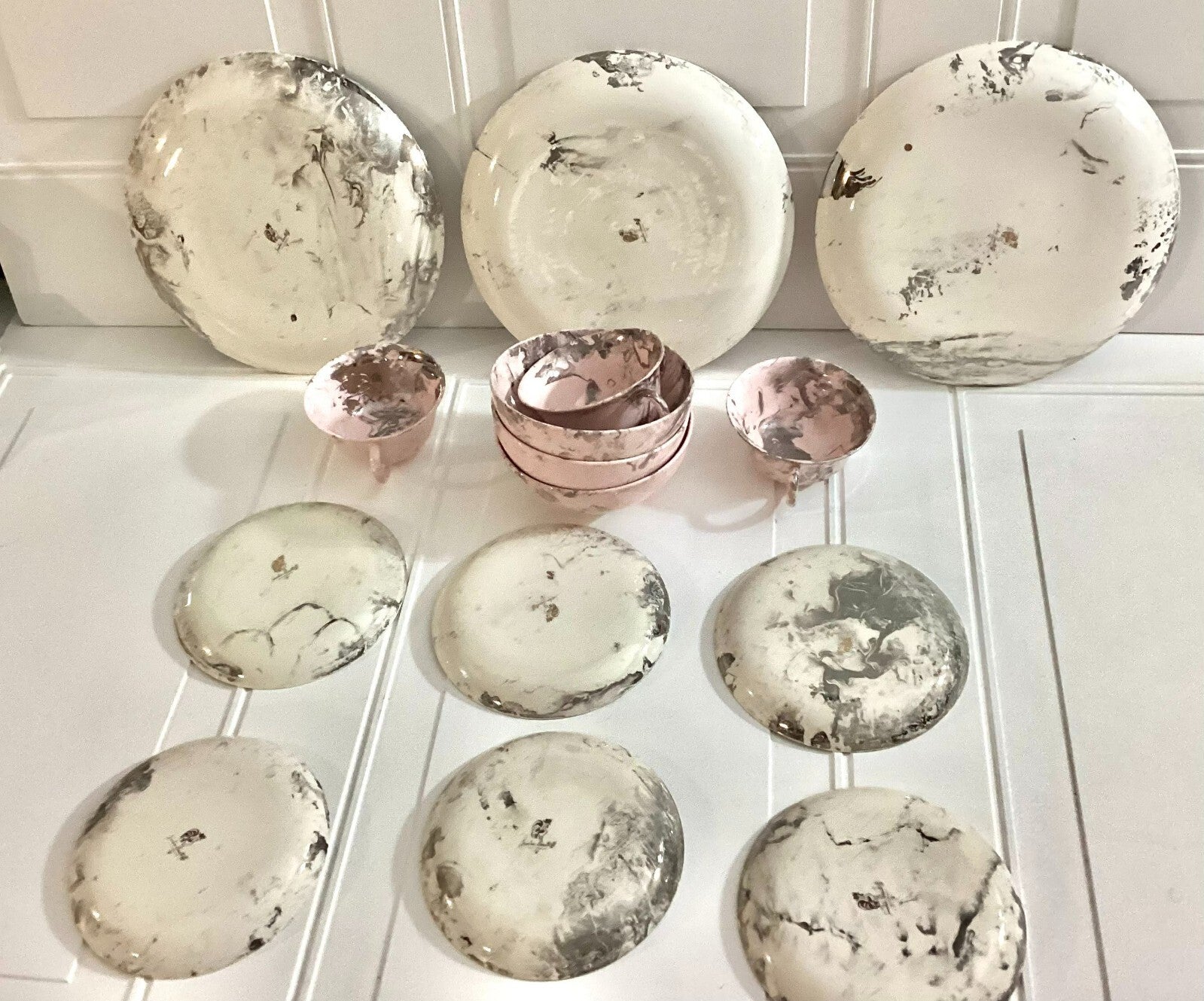15 Pieces Set Of Sasha Brastoff Chinaware Dinner Set