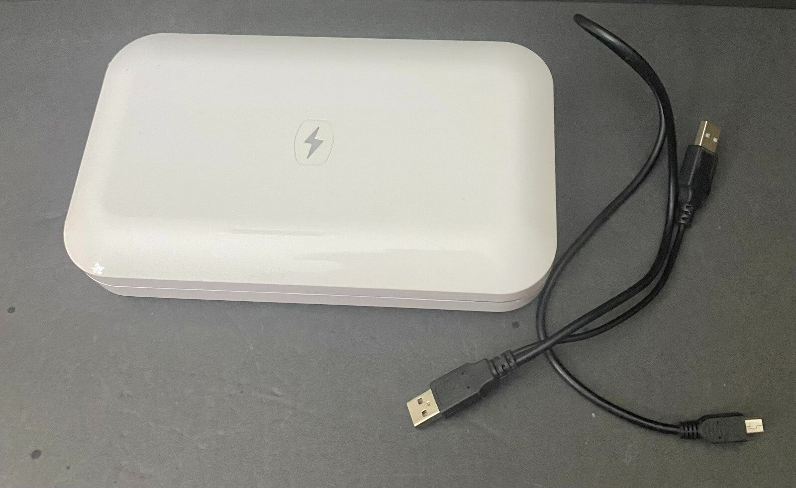 Phone Soap 3 White UV Smartphone Sanitizer And Universal Charger With Cable