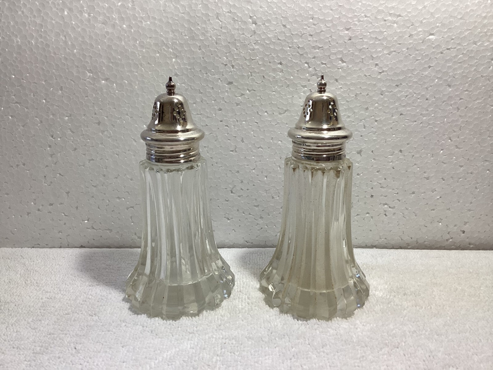 Traditional English Salt and Pepper Shakers 5.5”