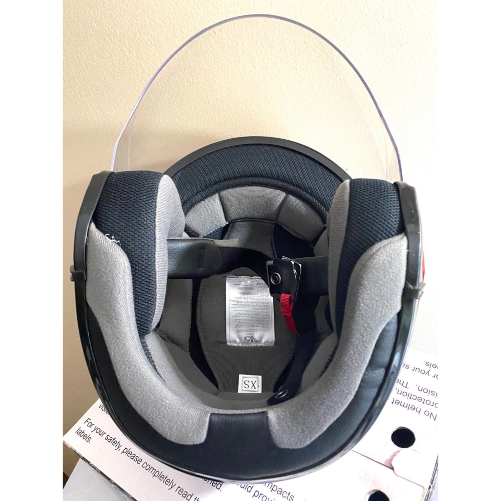 Vega Motocycle Helmet new boxed Color Candy red sz XL