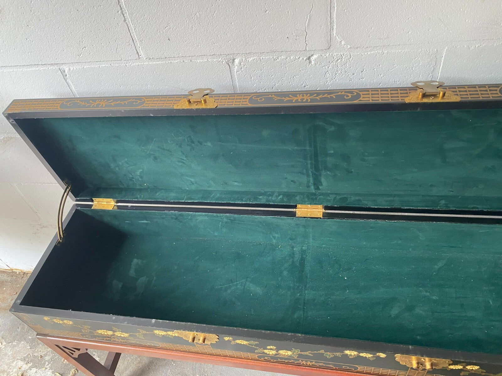 53” Asian Long Rectangular Sword Chest