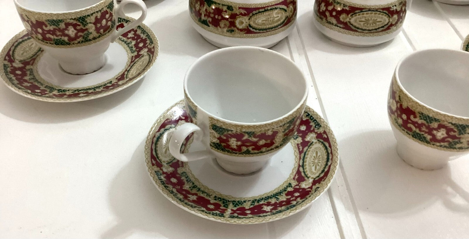 Vintage Edelstein Bavaria Tea Set With Lidded Sugar And Creamer