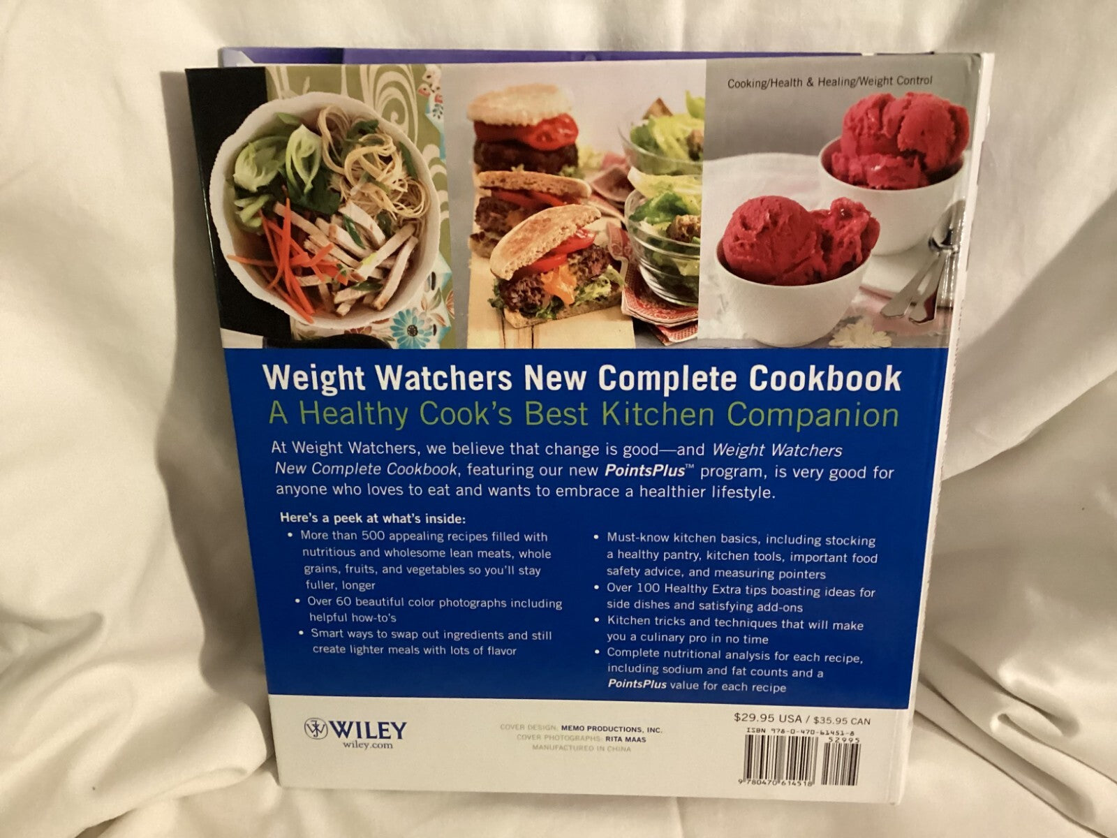 Weight Watchers New Complete Healthy Cookbook Recipe Hardcover Point Plus Values