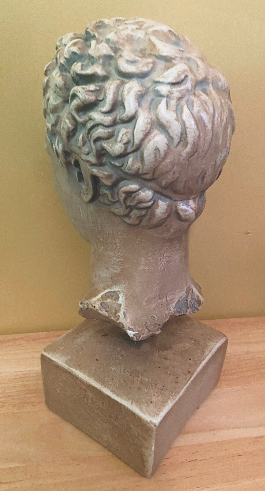 Bust Of Ancient Greek Mythology God Hermes Sculpture Collectible Display