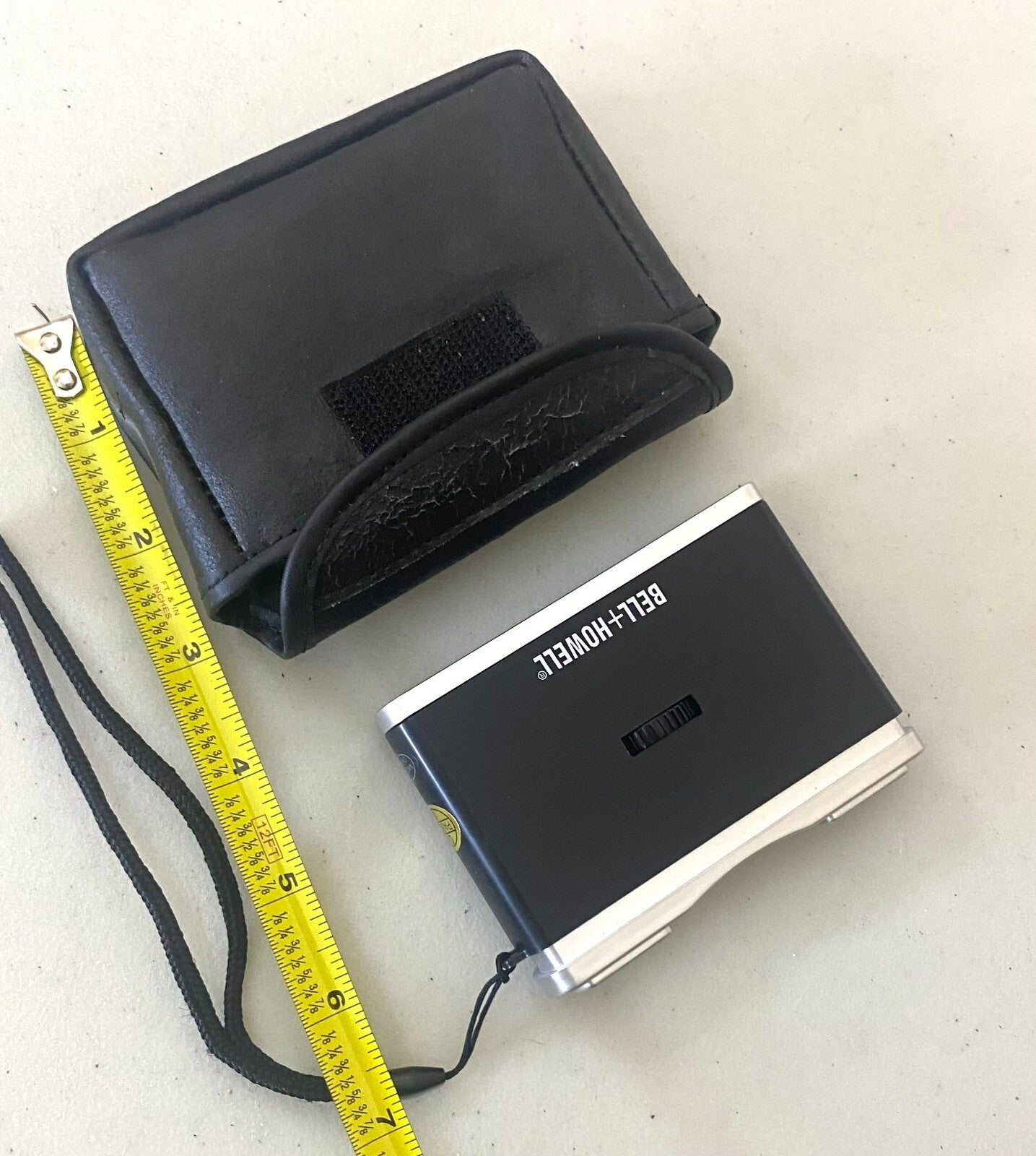 Bell + Howell Silver Black Portable 5X25 Fully Optical Glass Lens With Pouch