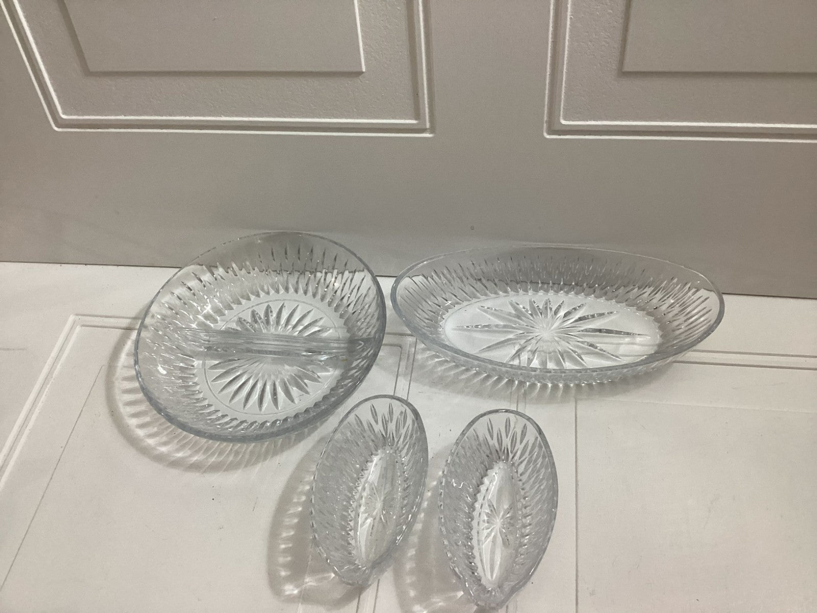 Set Of 4 Vintage Princess House Royal Highlights Serving Dishes