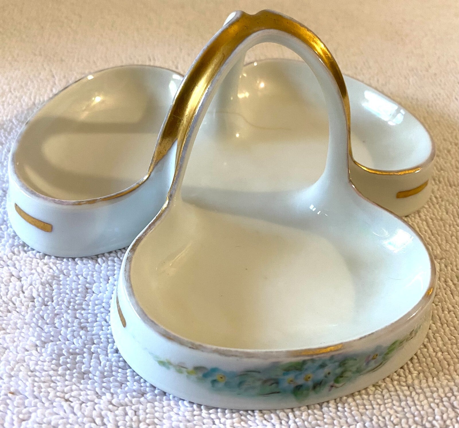 RS Germany 3 Tiers Porcelain Dish Gold Frame