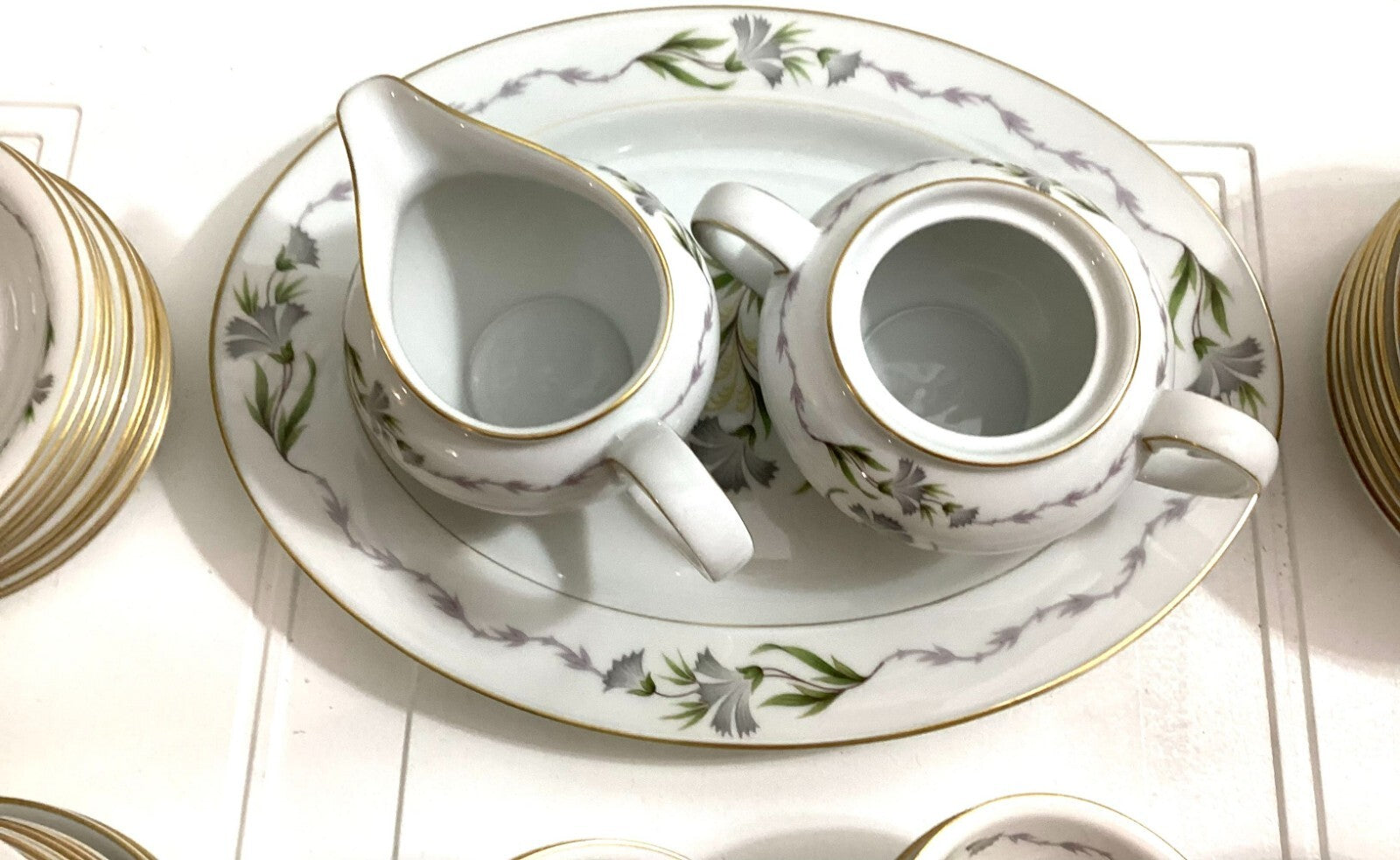 Vintage 93 Pcs Rosenthal Fantasia Fine China Dinner Set