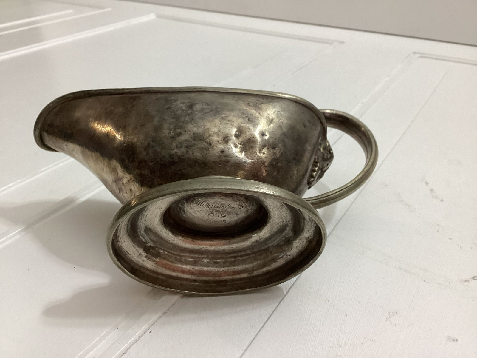Vintage Ritz Carlton Silver Plated Gravy Boat