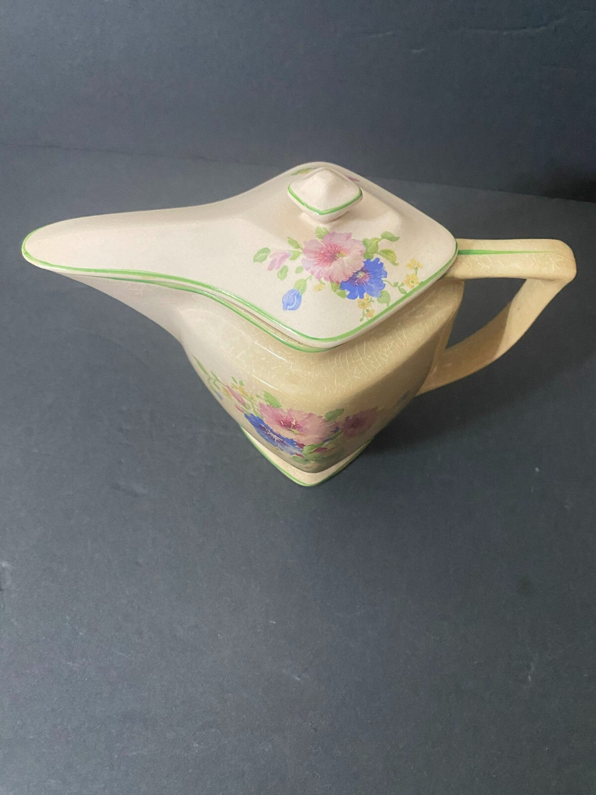 Pantry Bak-in By Ware Crooksville Multicolor Floral Design Pitcher/Creamer