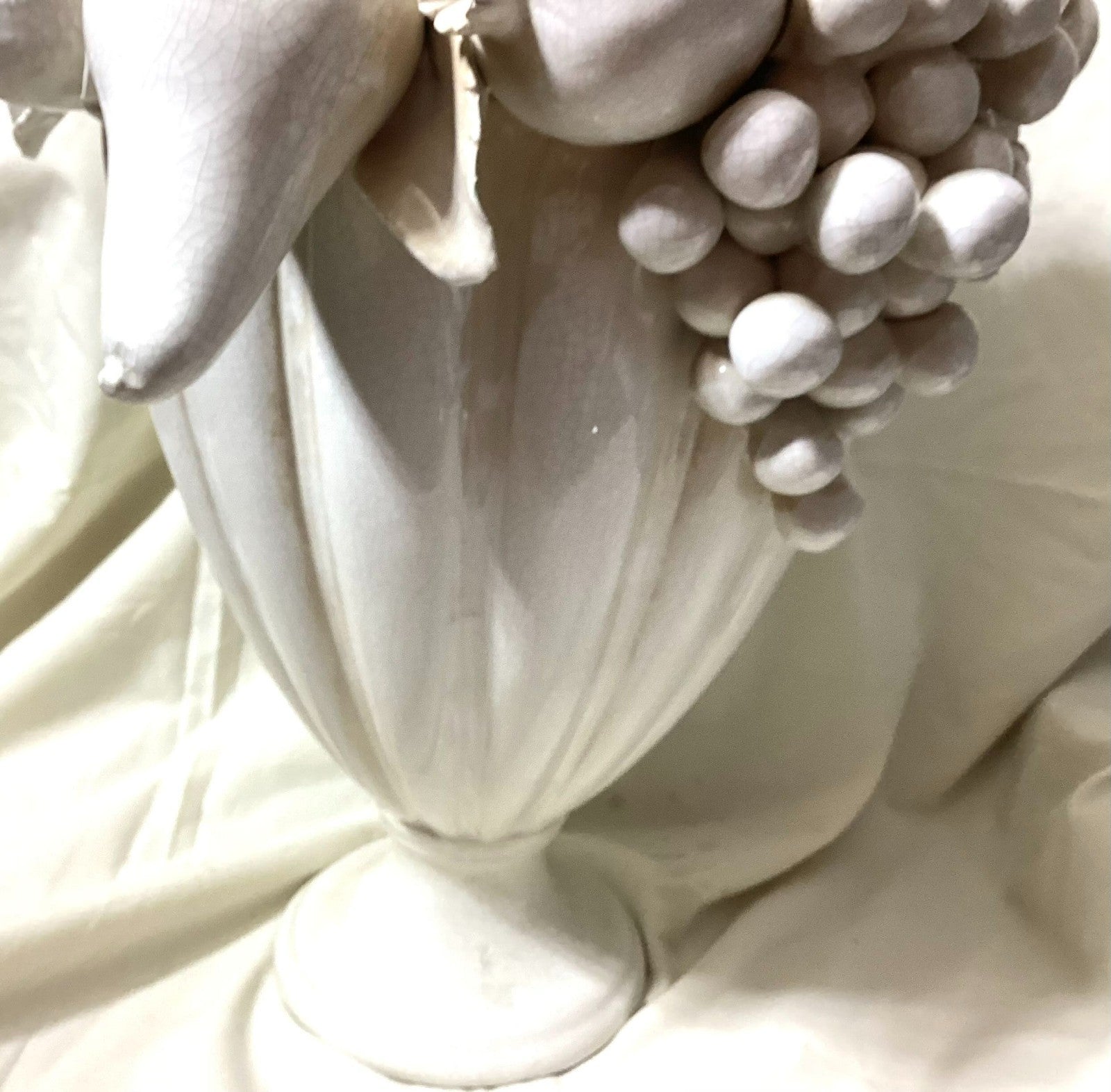 Vintage Large Italian Topiary Fruit Centerpiece - Blanc De Chine