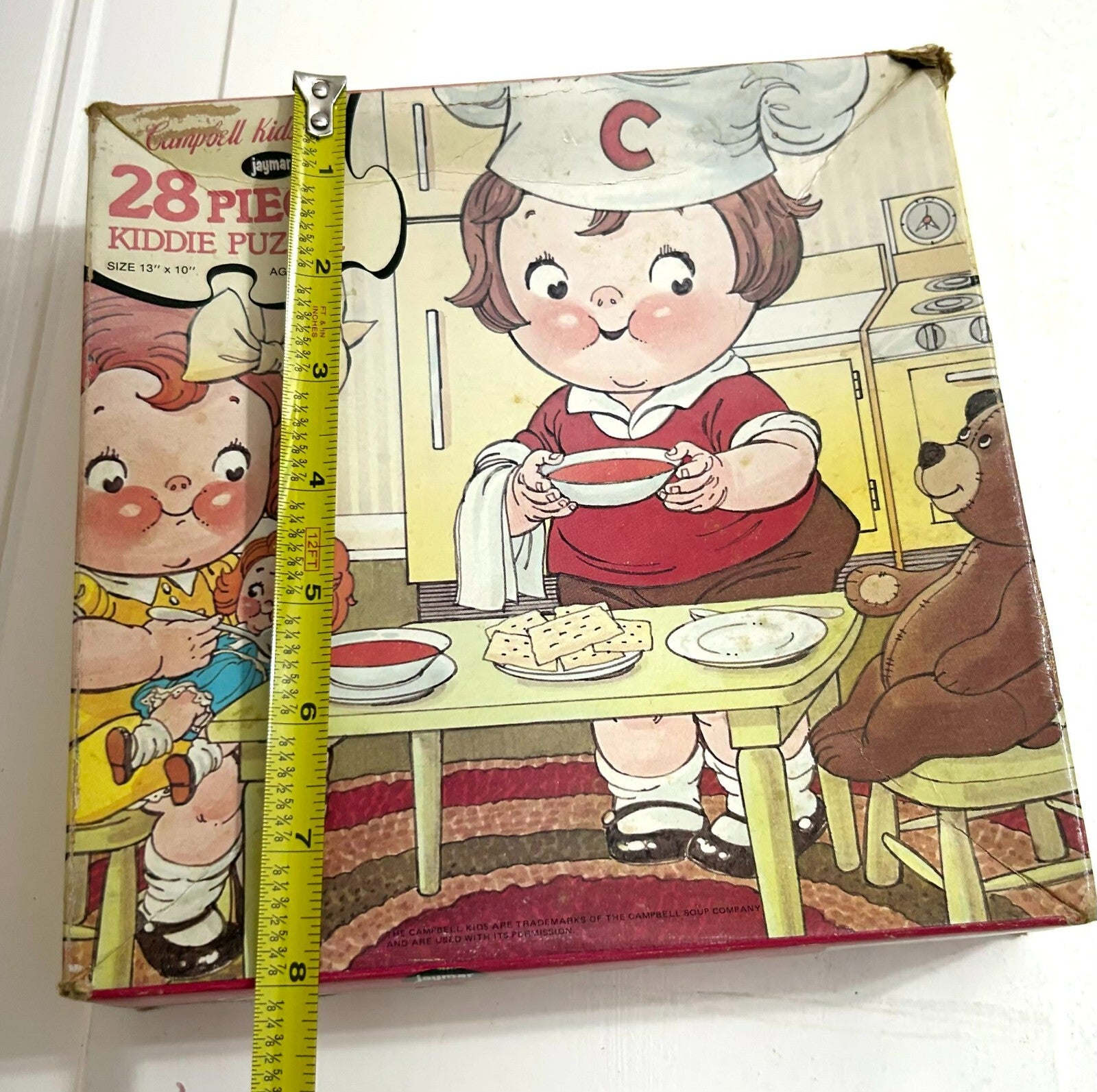 Vintage Campbell's Kids Jigsaw Puzzle - 28 Pieces - 3 x 10 Inches