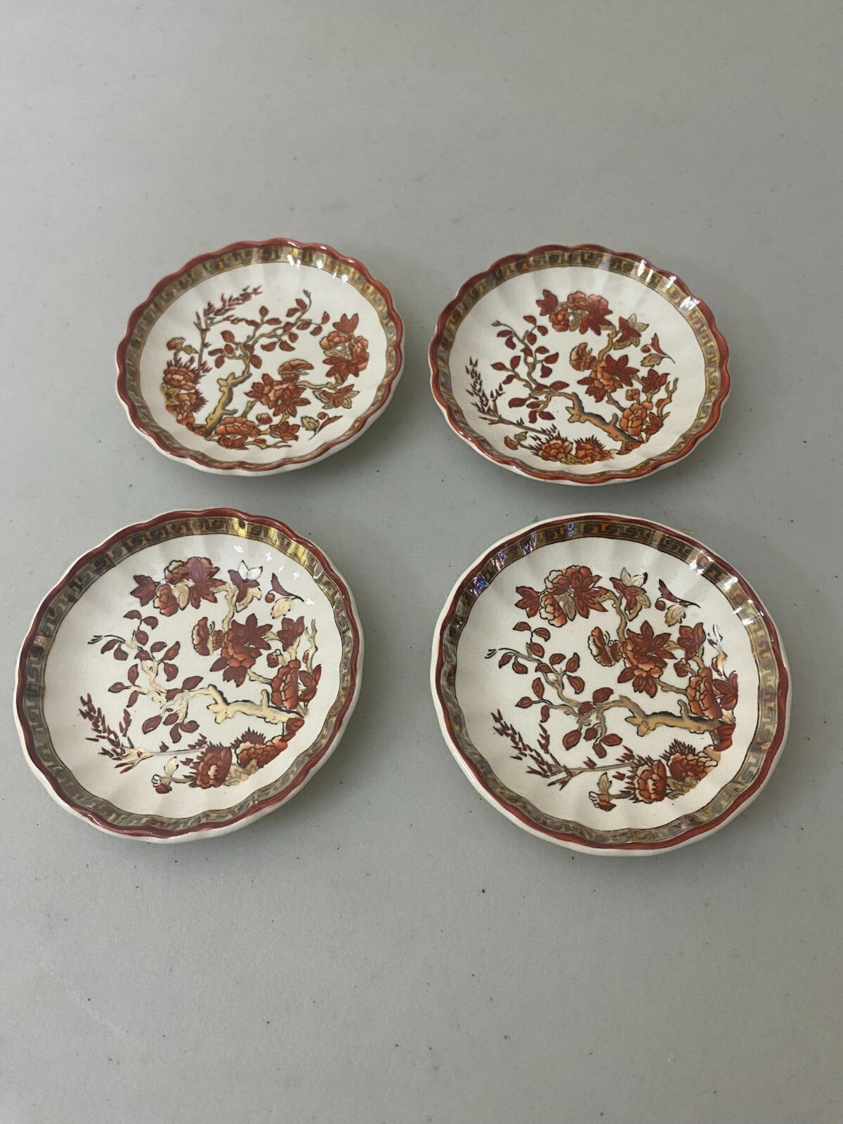 Lot Of 4 Spode Butter Pat/Salt Dishes 3.5 x 0.5