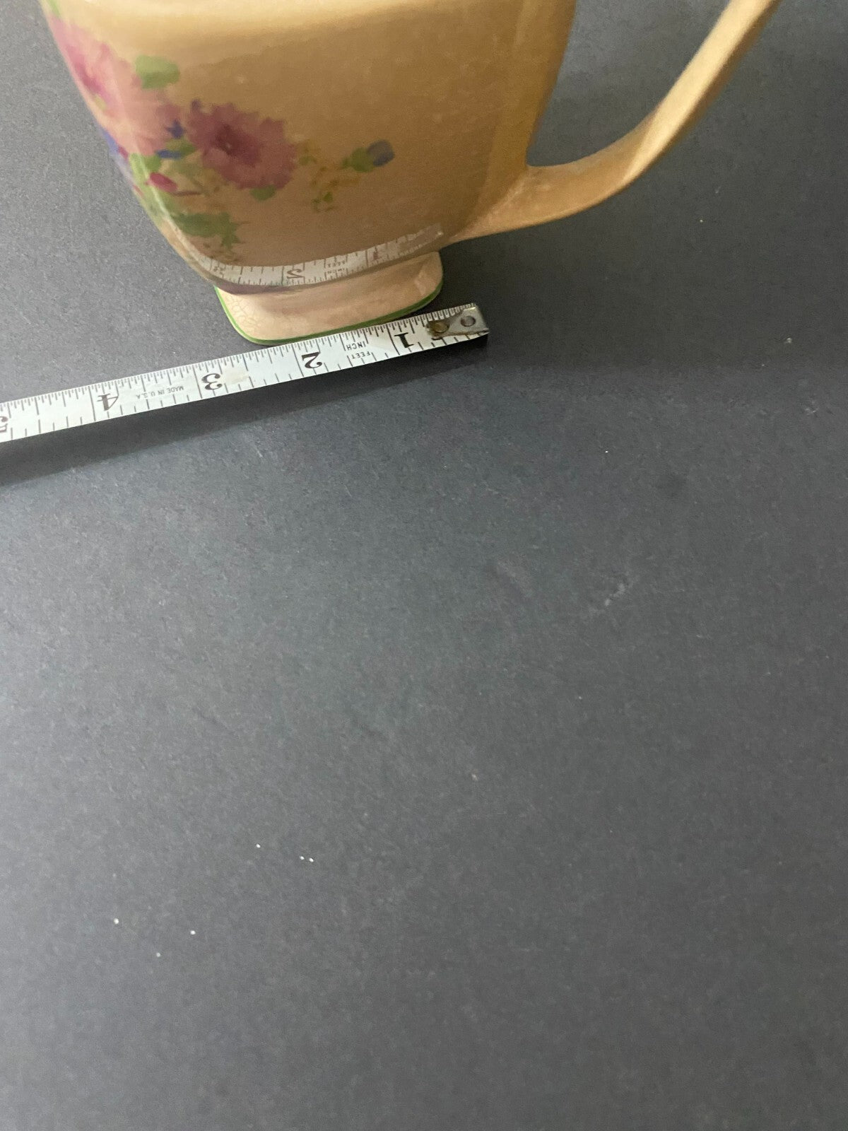 Pantry Bak-in By Ware Crooksville Multicolor Floral Design Pitcher/Creamer