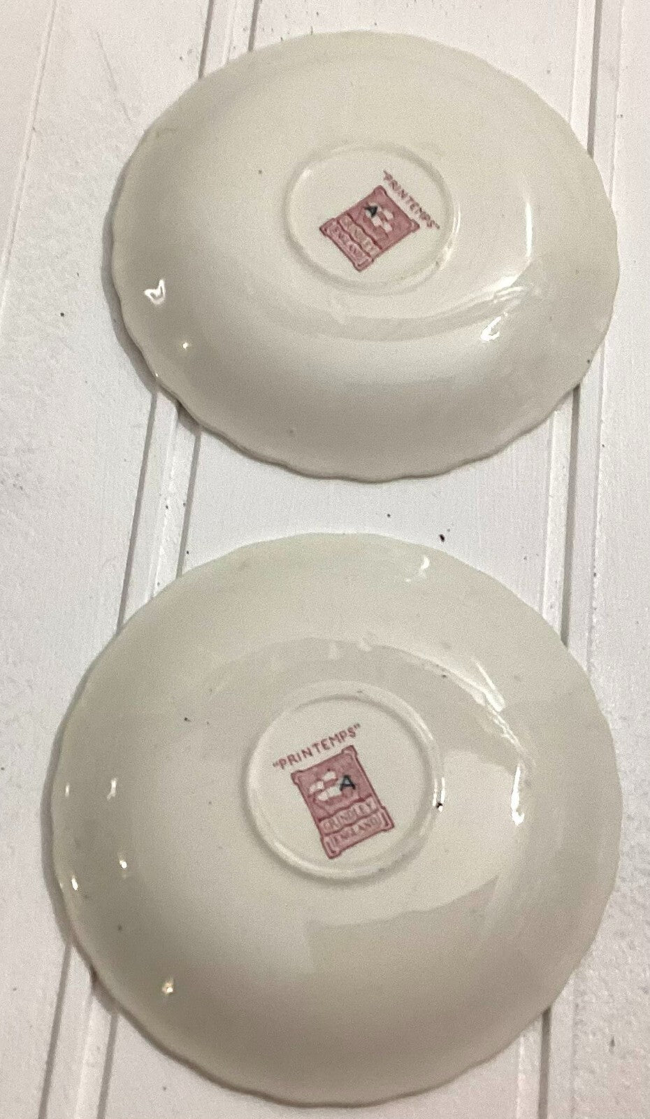 Lot Of 2 Mini Grindley England Printemps Pink Floral Plate 4 Inches
