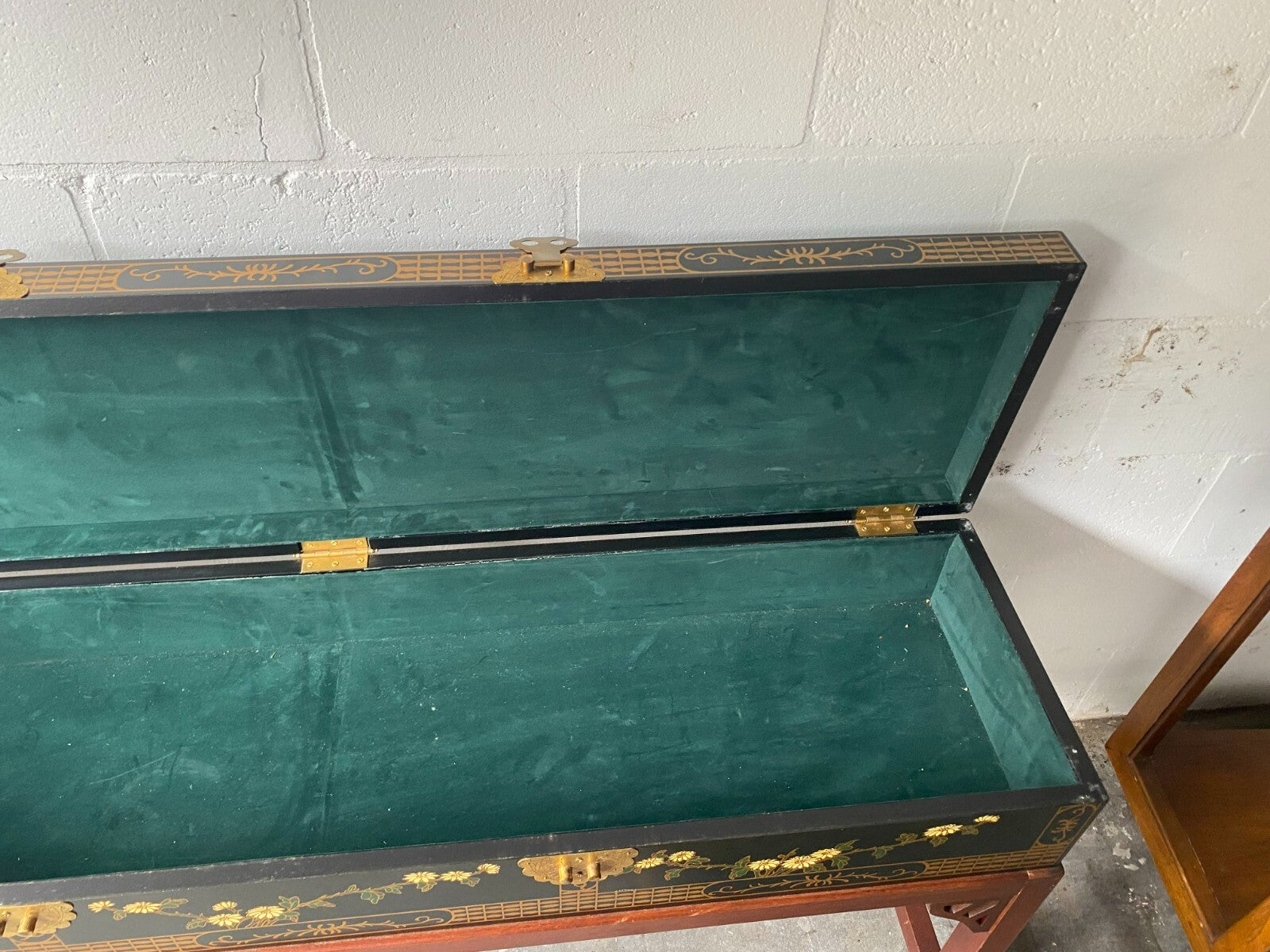 53” Asian Long Rectangular Sword Chest