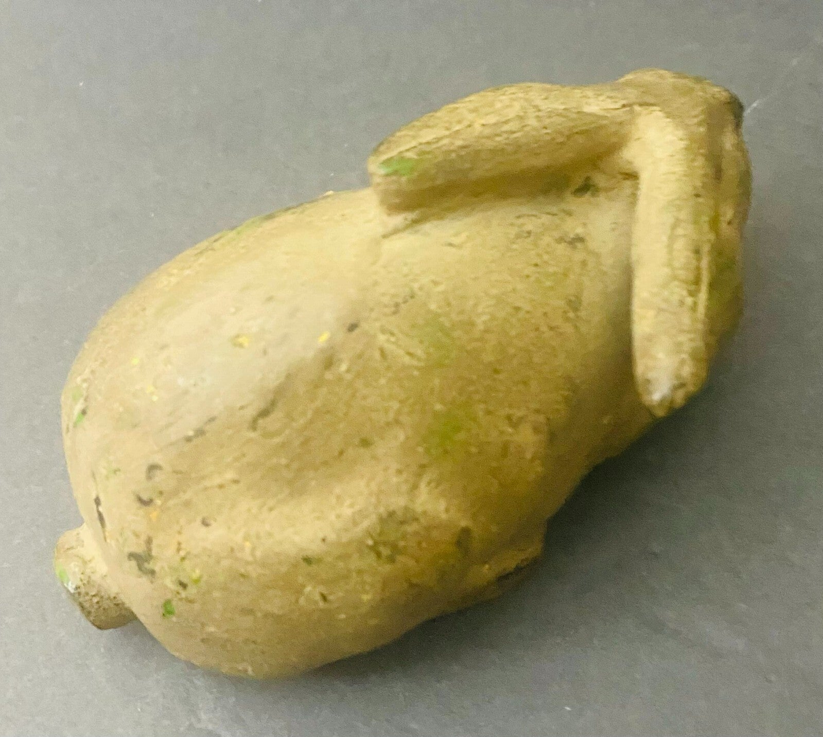 Set of 2 OMC Japan Golden Bronzé Small Decorative Display Rabbits Figurine