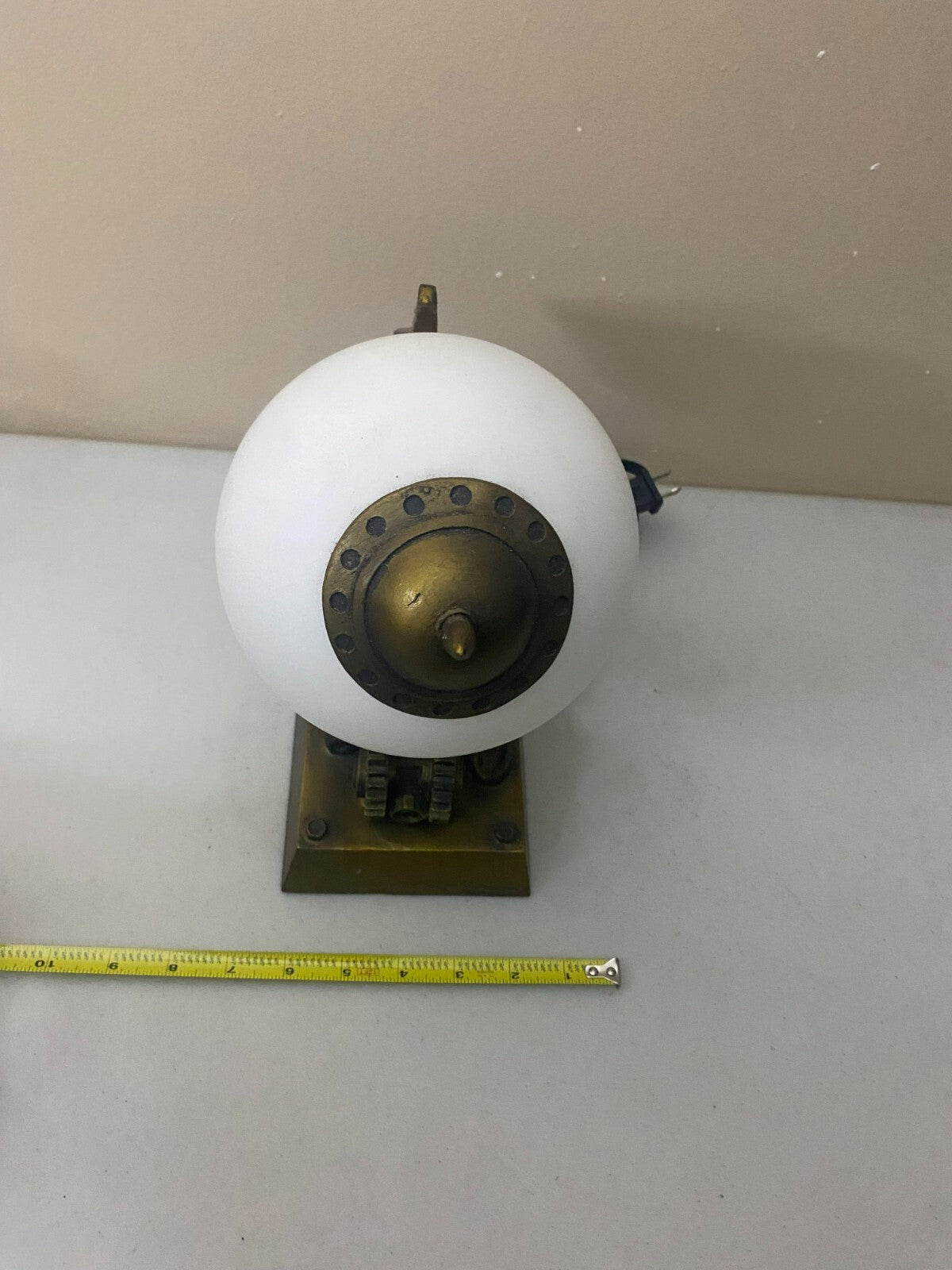 Steampunk Airship Illuminated Display Tabletop Lamp 11”