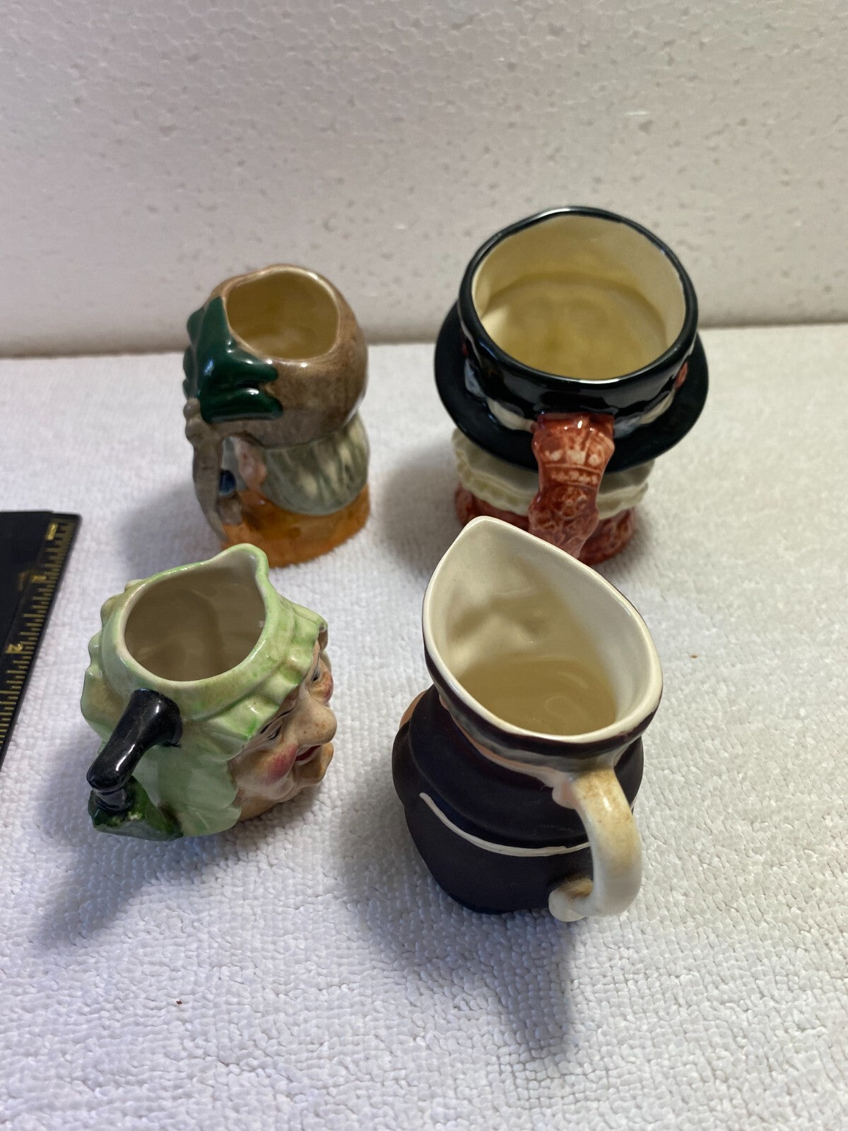 Vintage Royal Doulton/Goebel Toothpick Holder 4 Mini Jug Mugs