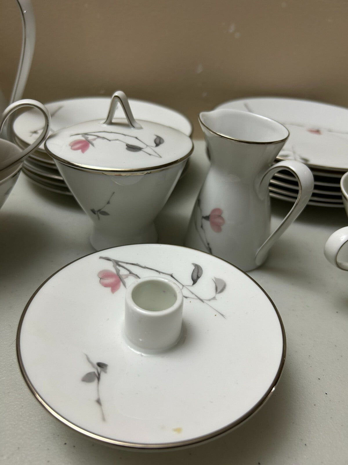 23 PCs Vintage Rosenthal Japanese Chery Blossom Complete Tea Set