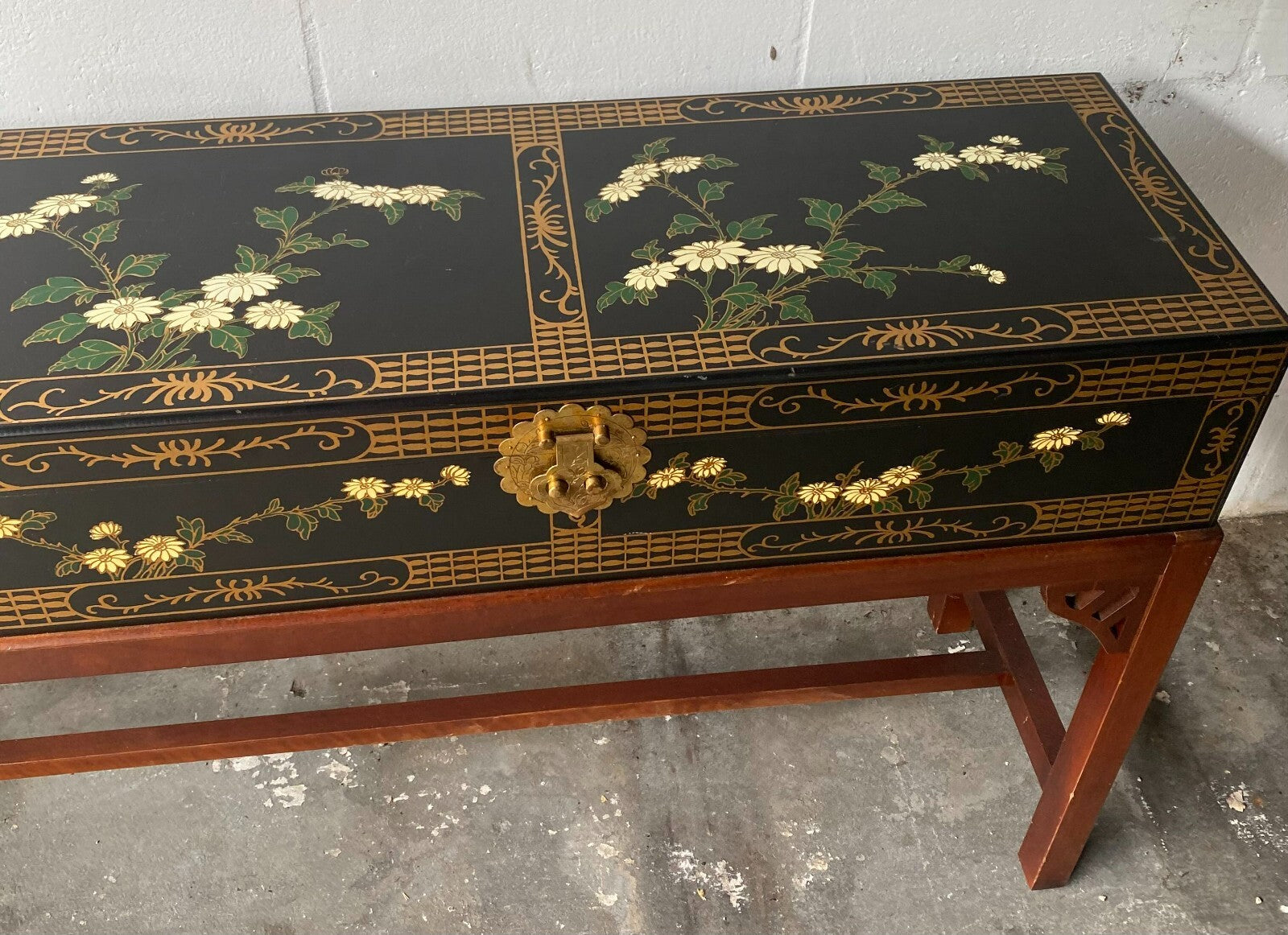 53” Asian Long Rectangular Sword Chest