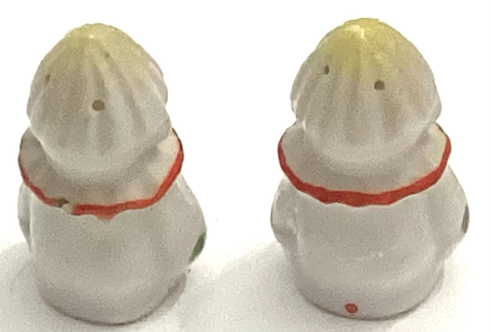 Vintage Sitting Sad Clowns Salt And Pepper Shakers Set