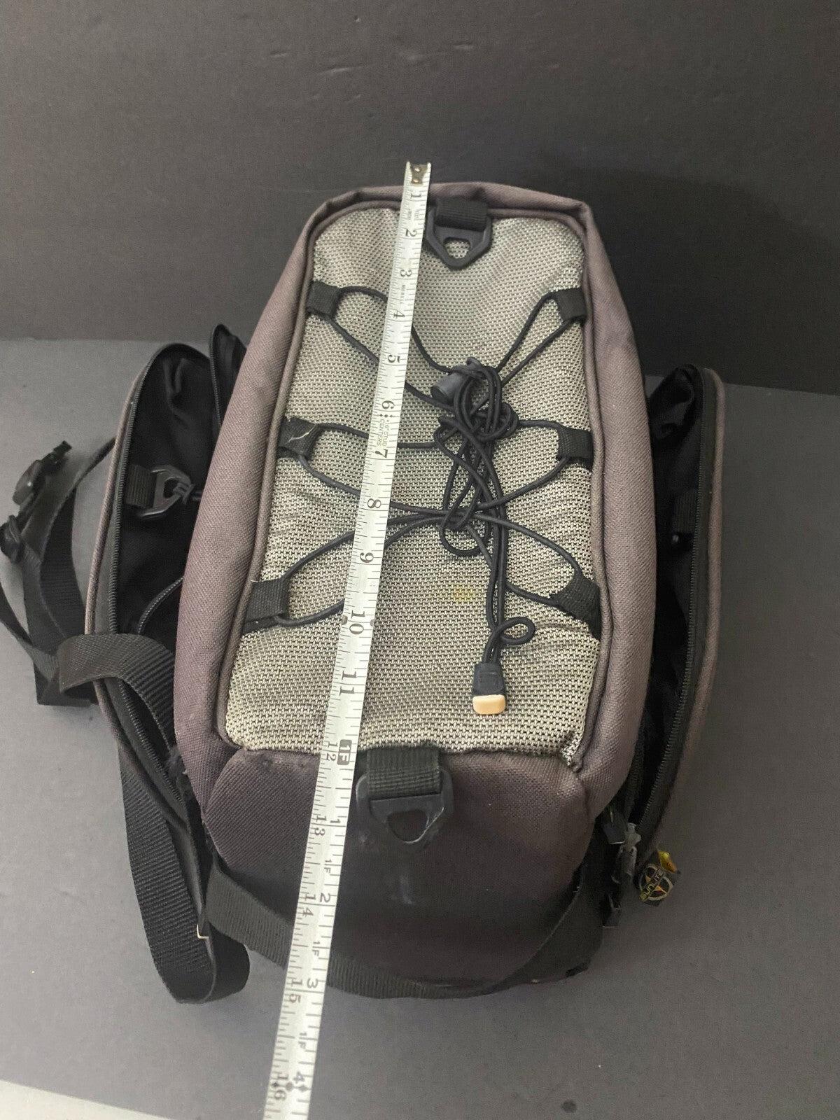 Sunlite Purple Black Zip Closure Camera Bag With Multiple Compartments