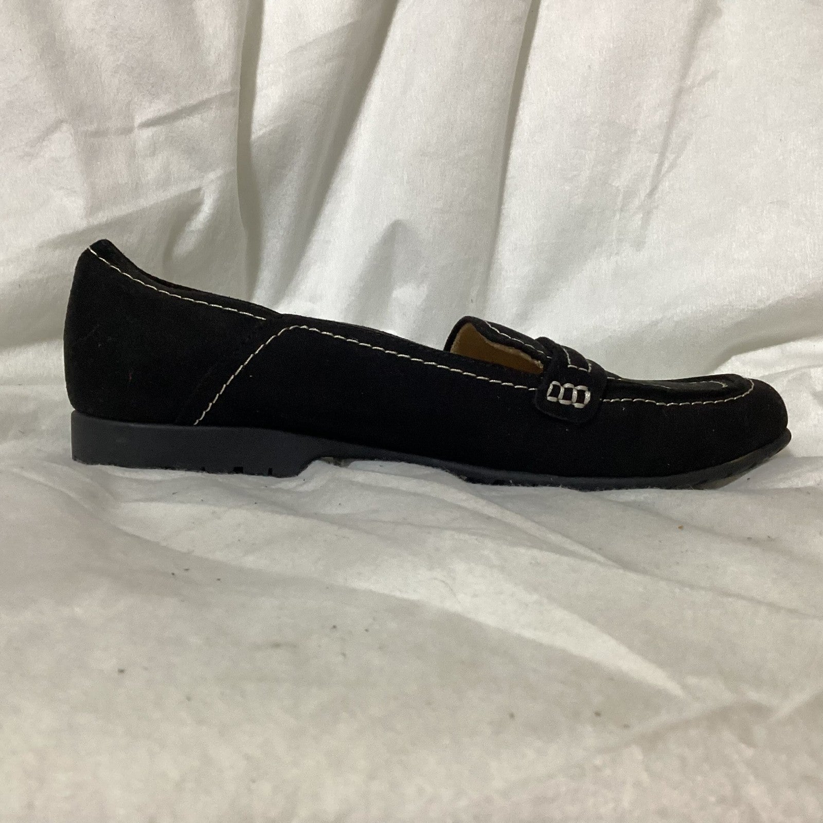 Naturalizer Dannah Women's Suede Upper Slip On Round Toe Flat Shoes Size 10M