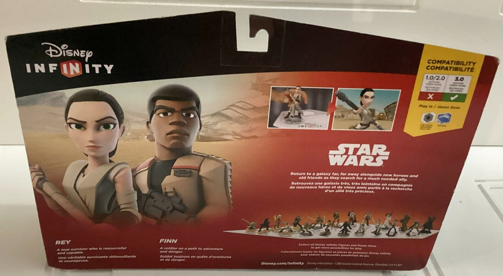 Disney Infinity Star Wars The Force Awakens Rey And Finn Action Figure Play Set