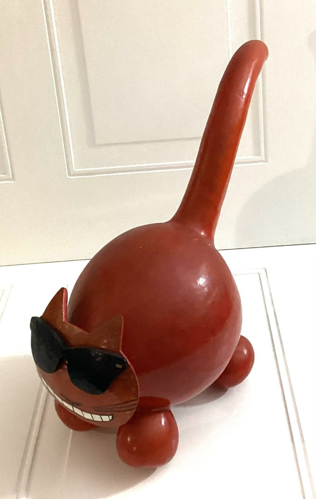 Aquarian Creations Long Tail Red Cat In Sun Glasses Tabletop Display Figure