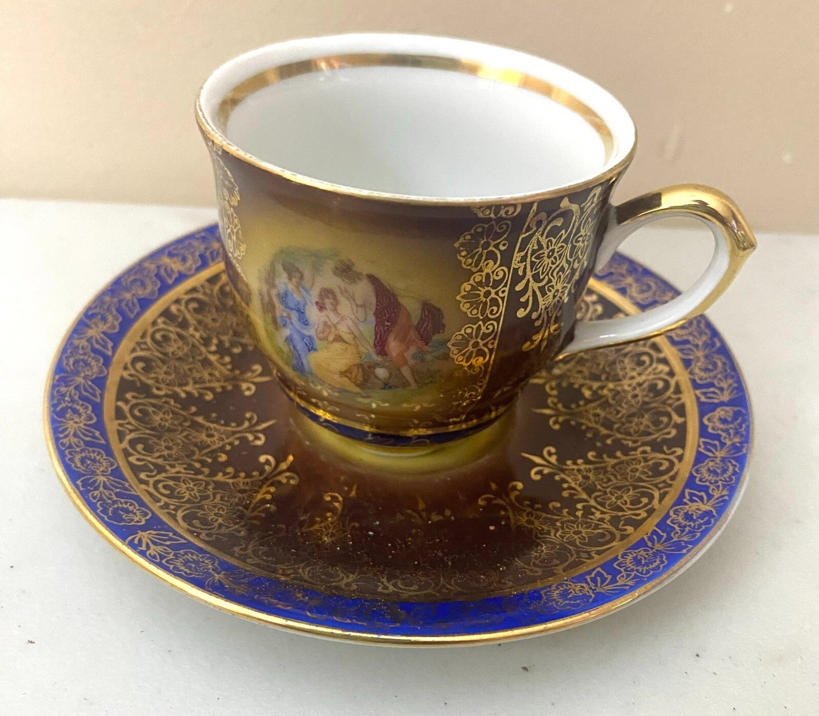 Moritz Zdekauer Teacup & Saucer Czech Republic Set