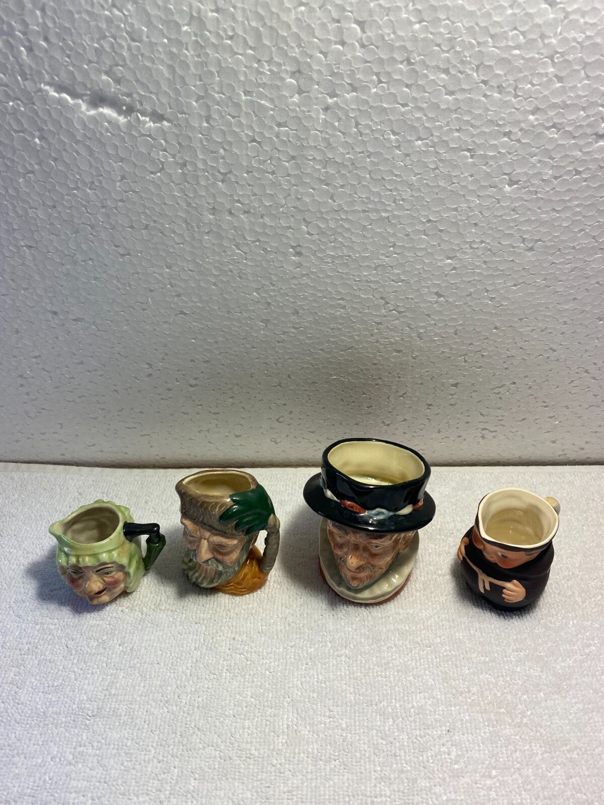 Vintage Royal Doulton/Goebel Toothpick Holder 4 Mini Jug Mugs
