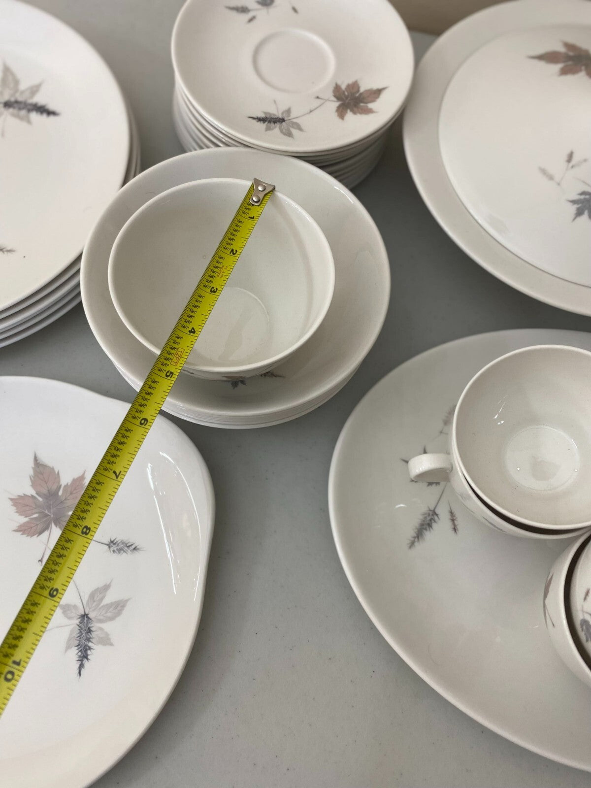 Dinner Set Royal Daulton Tumbling Leaves Fine China