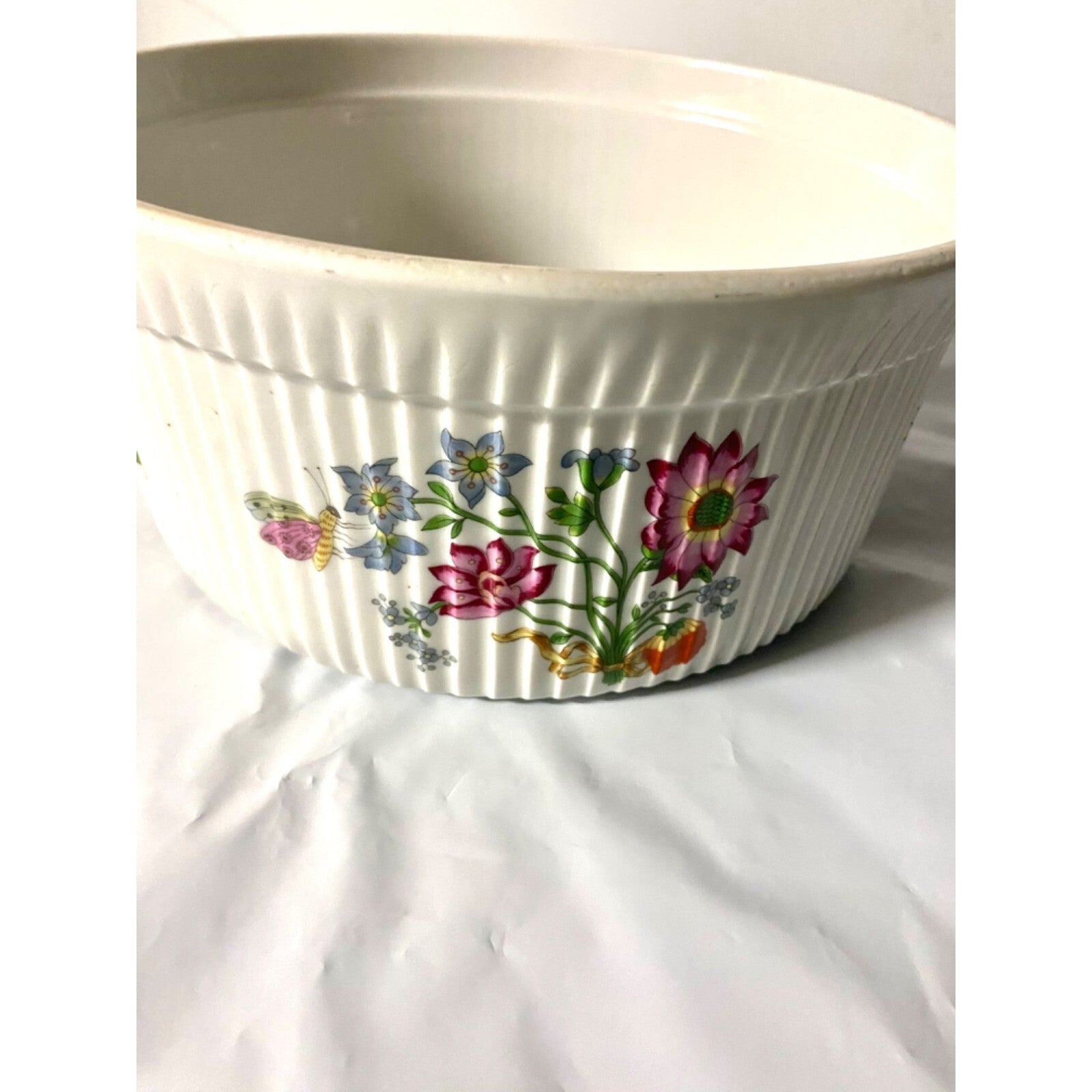 Philippe Deshoulieres Porcelaine Édition Lourioux France Floral Baking Dish