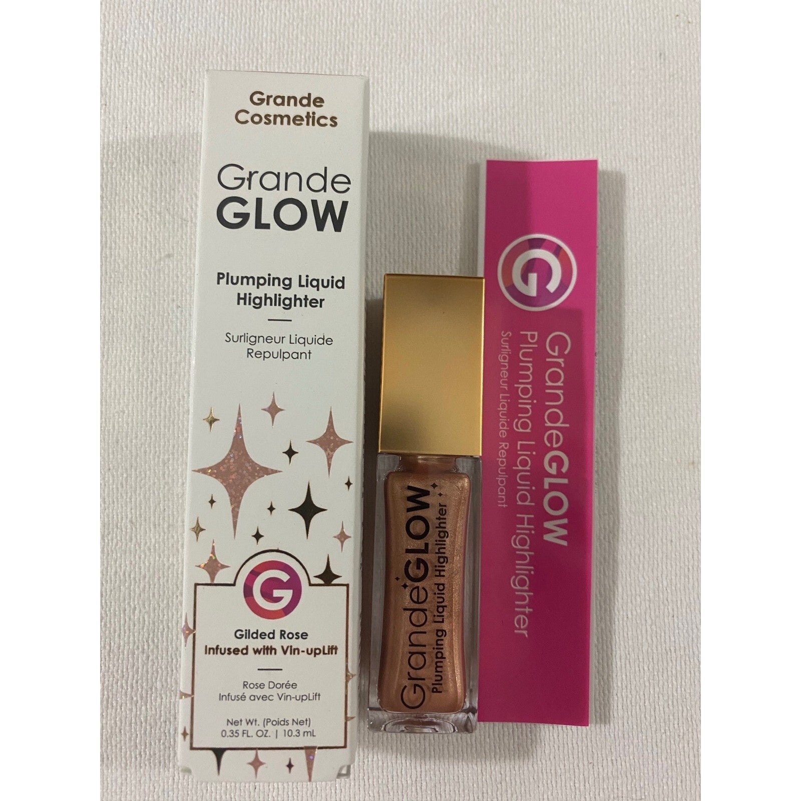 Grande Cosmetics Grande Glow Plumping liquid highlighter .35oz