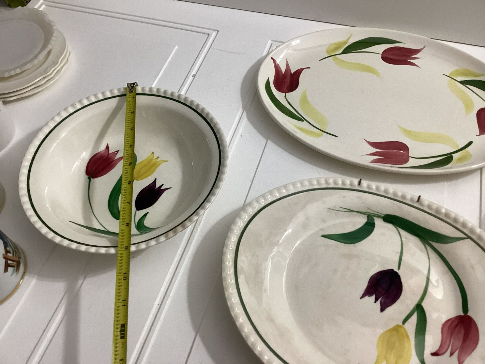 Lot Of 2 sets Floral Rio By Stetson China Co And Blue Ridge Plates And Bowls