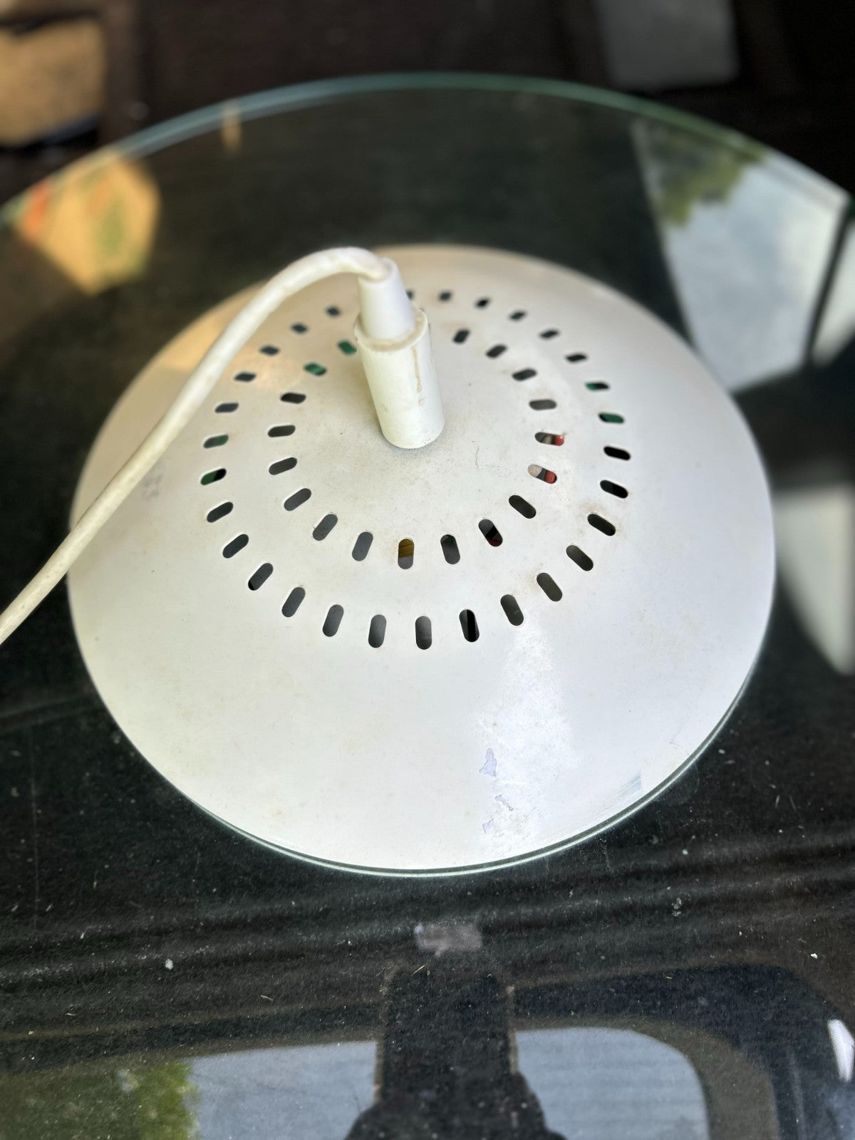 Vintage Clear Glass Round 150 Watts Max Chandelier