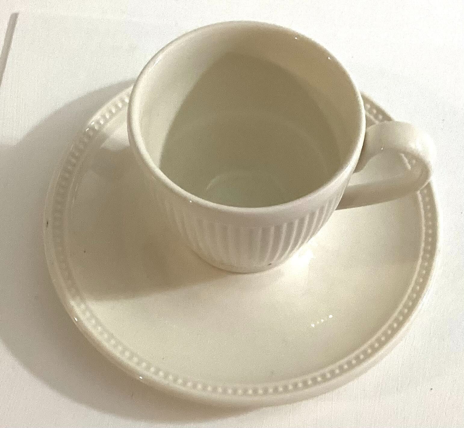 Wedgwood Windsor Cream Color Tea Cup & Saucer