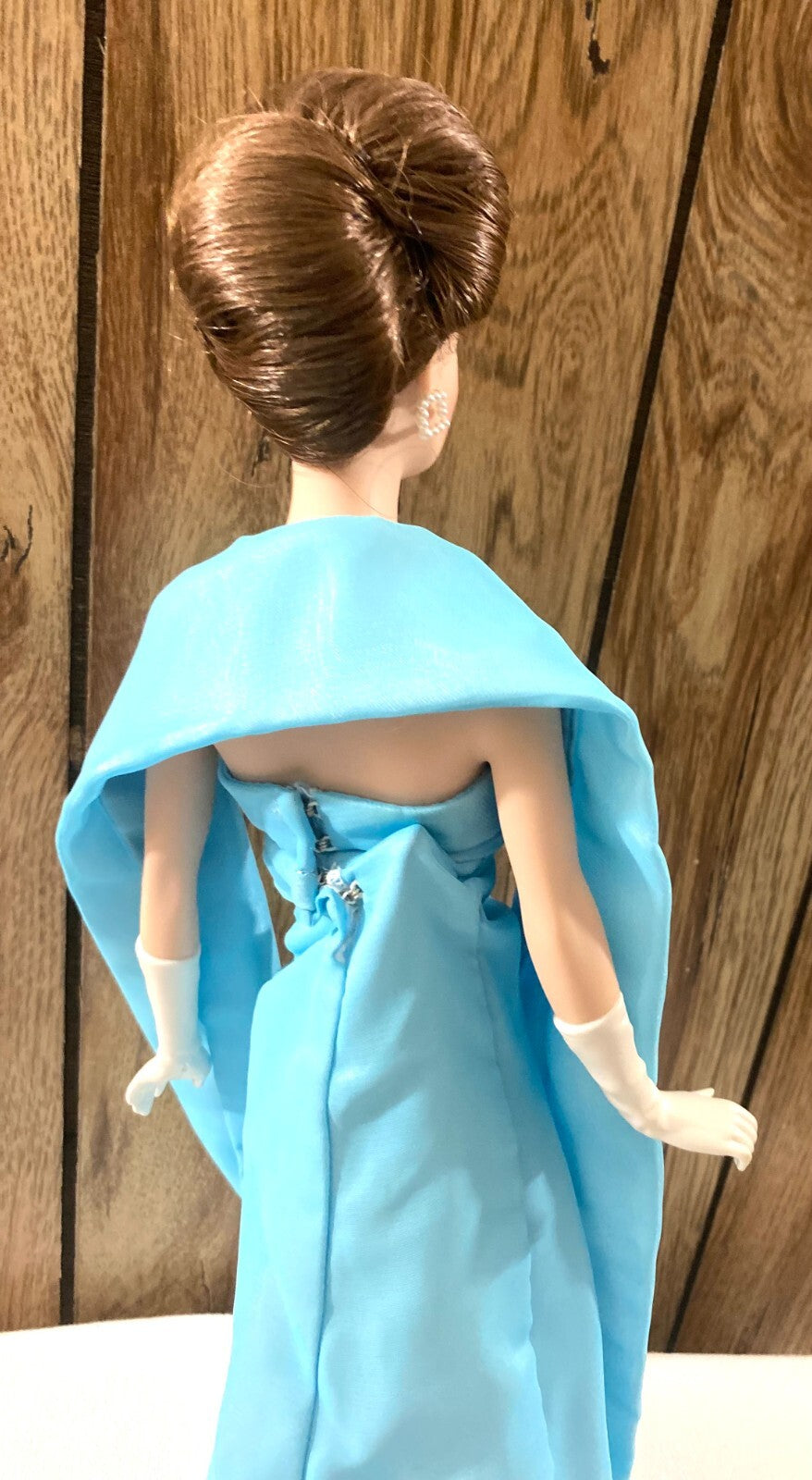Franklin Heirloom Kids Jackie O In Blue Dress Vinyl Dolls With Box