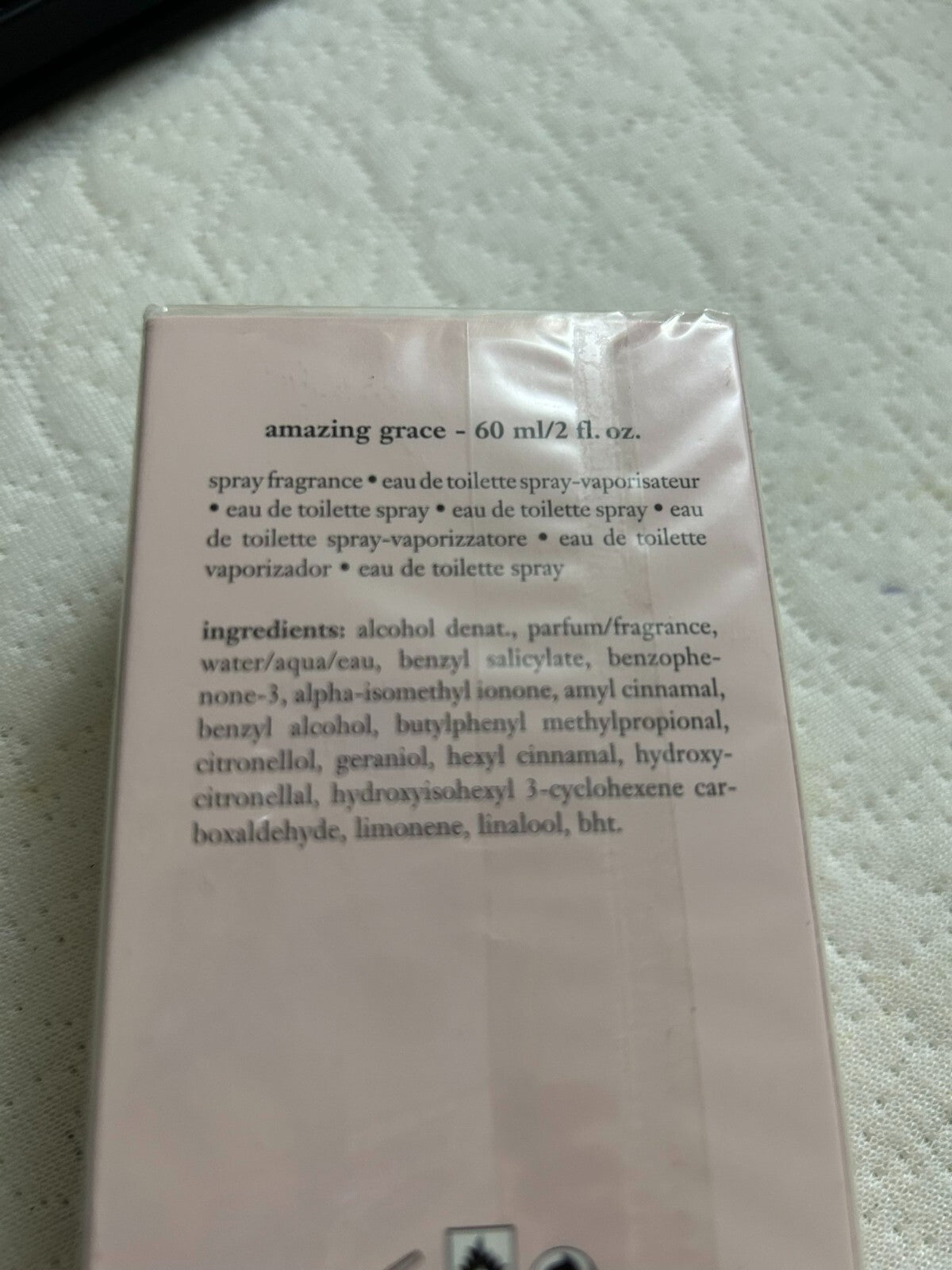 Amazing Grace Philosophy Eau De Toilette Women's Fragrance Spray 60 ML
