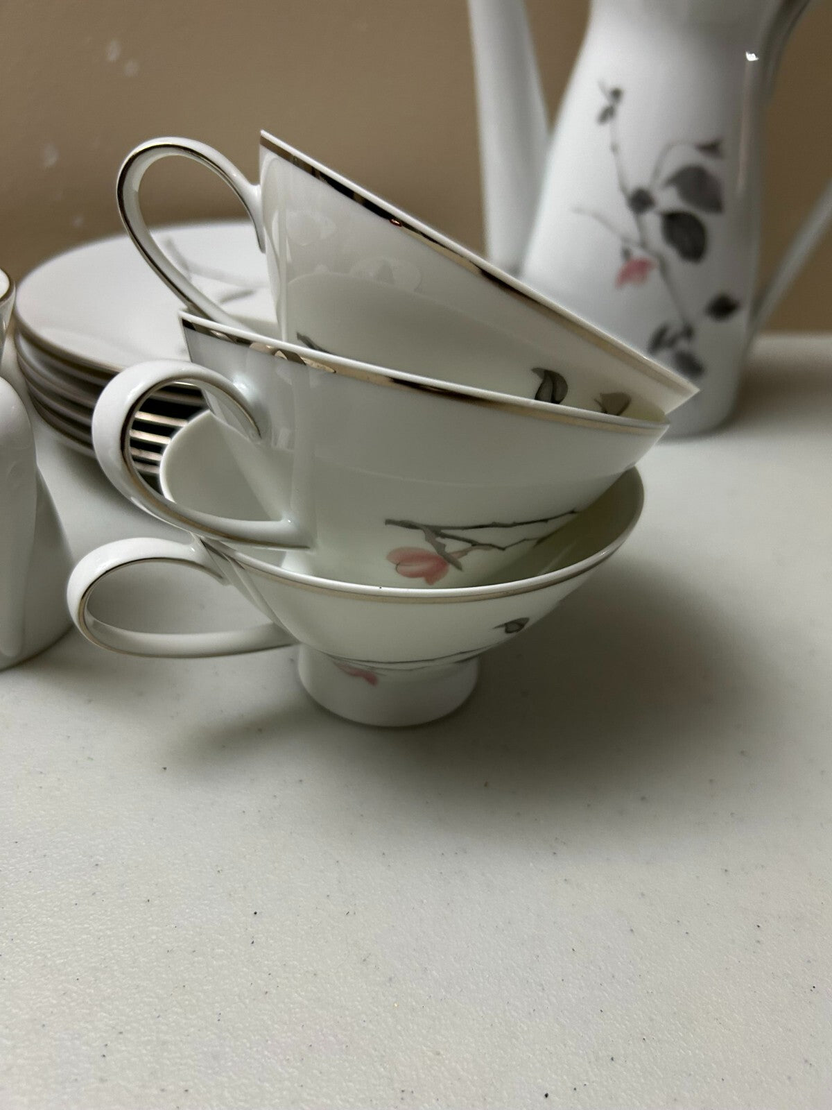 23 PCs Vintage Rosenthal Japanese Chery Blossom Complete Tea Set
