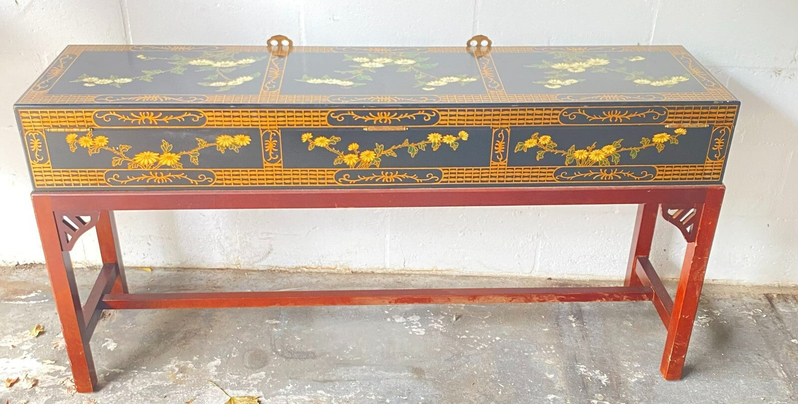53” Asian Long Rectangular Sword Chest