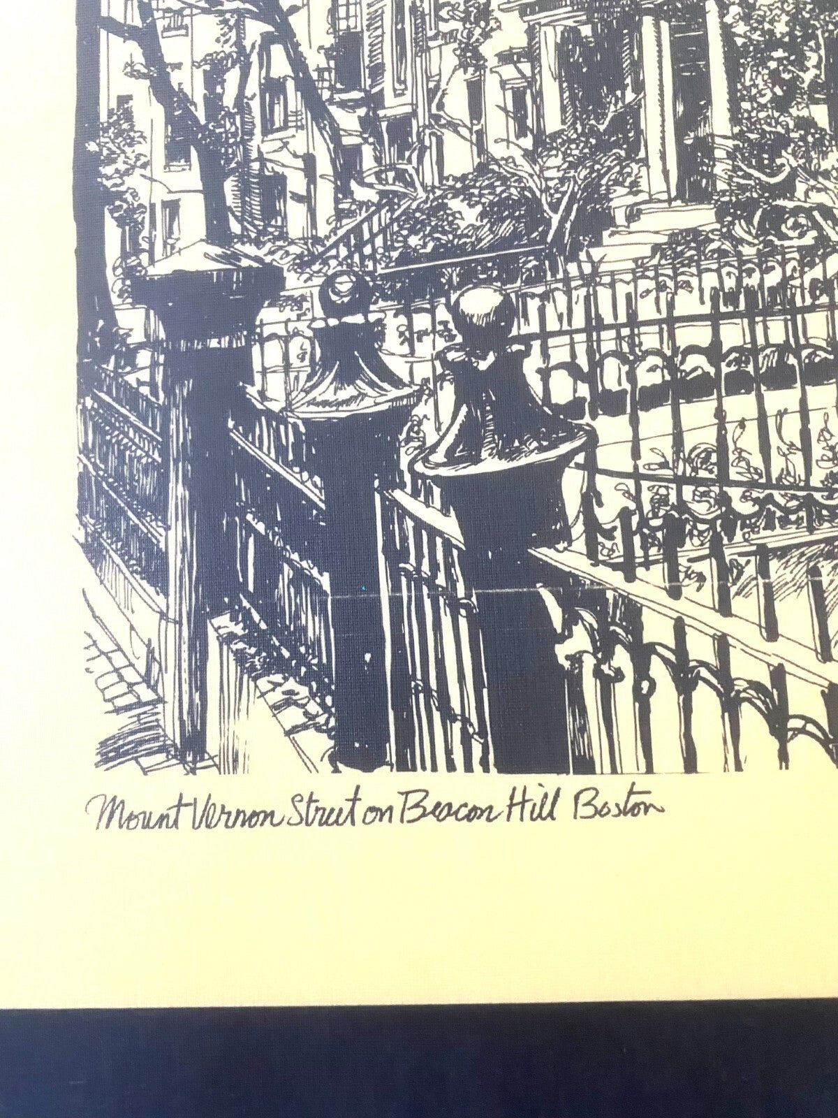 Lot of 4 Laminated Arts Old Boston Series by Robert E. Kennedy