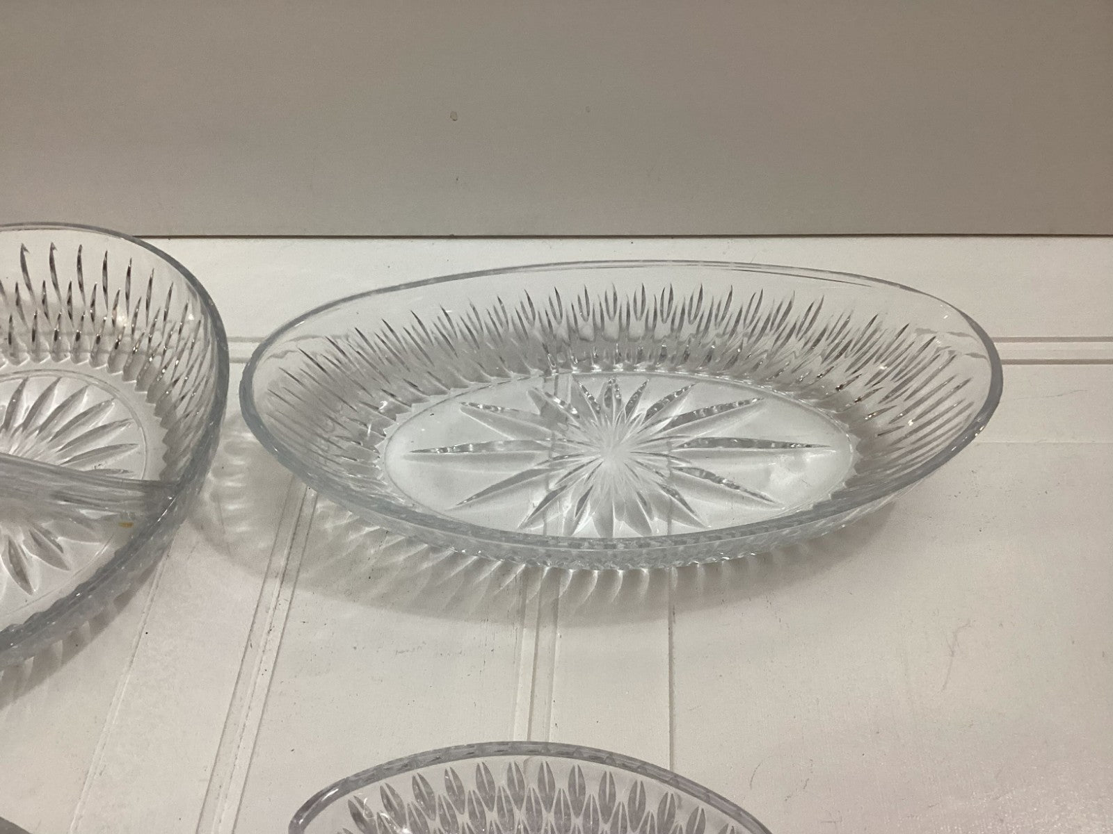 Set Of 4 Vintage Princess House Royal Highlights Serving Dishes