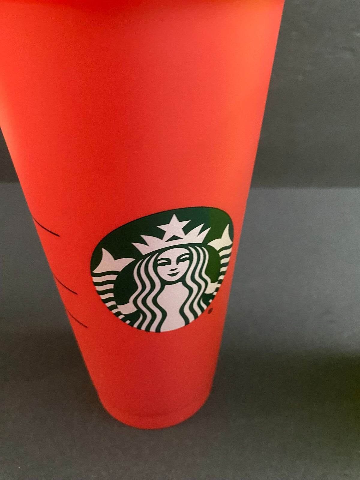 Starbucks Red And Yellow With Straw Reusable Cups - No Lid