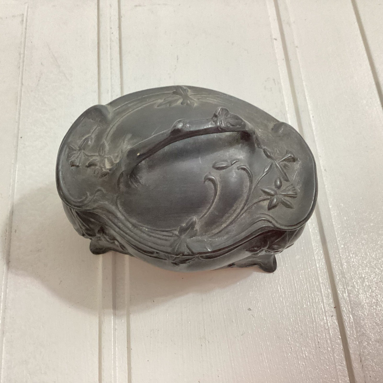 Antique Jennings Brothers Art Nouveau Jewelry Casket Or Trinket Box.