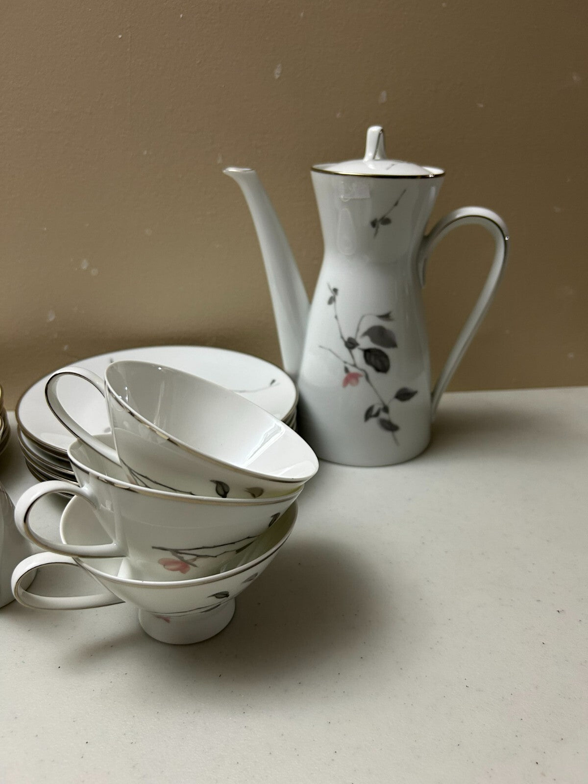 23 PCs Vintage Rosenthal Japanese Chery Blossom Complete Tea Set